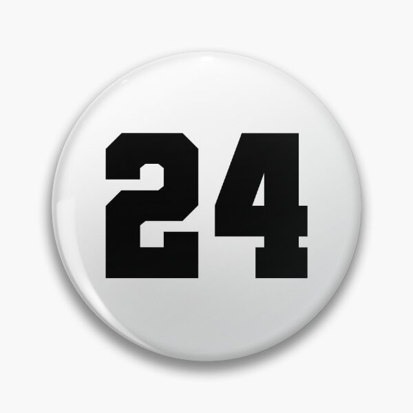 Item preview, 24, twenty four, black, soccer league designed and sold by Numbers-Art.