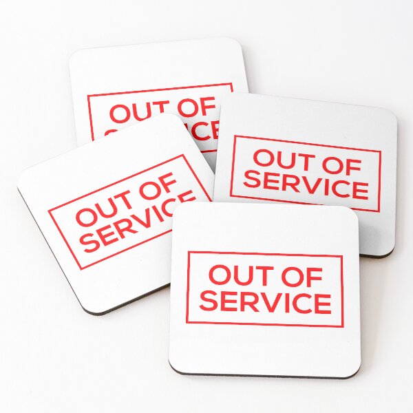 Item preview, Out Of Service Sign designed and sold by Corbitron.