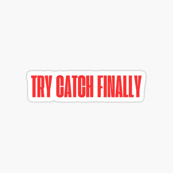 Artikel-Vorschau von  Versuchen Sie es endlich mit Catch, Paython, Typescript, designt und verkauft von rawaart1.