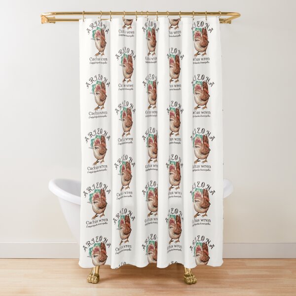 Item preview, Romantic Arizona Cactus Wren - Brown Text (State Birds)  designed and sold by TimelessLocales.