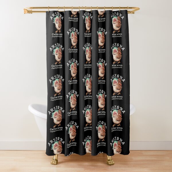 Item preview, Romantic Arizona Cactus Wren - White Text (State Birds)  designed and sold by TimelessLocales.