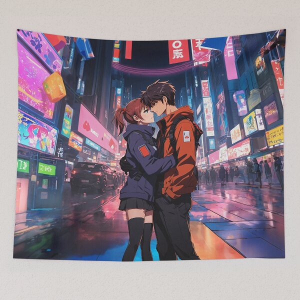 Item preview, Valentine in future Shibuya designed and sold by FanStoreGadgets.