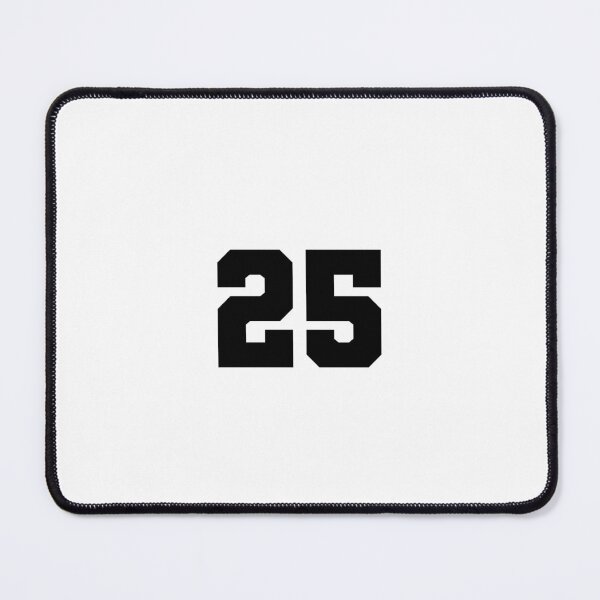 Item preview, 25, twenty five, black, soccer league designed and sold by Numbers-Art.