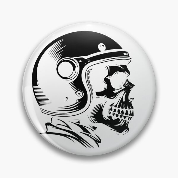 Item preview, Skull rider profile black designed and sold by DeathRiders.