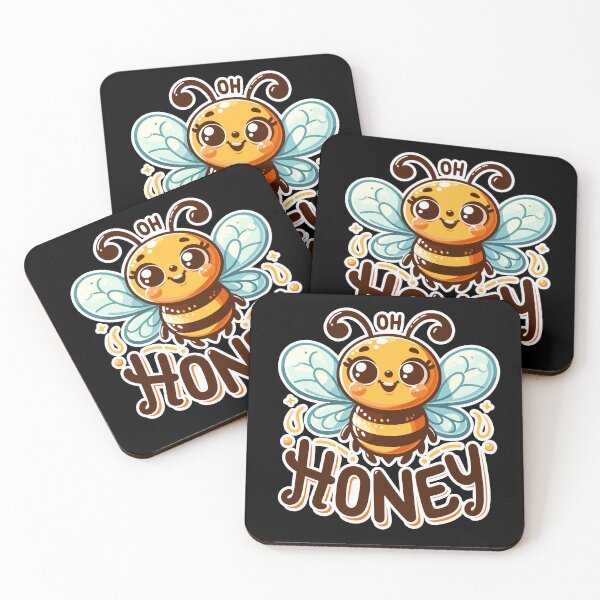 Item preview, Oh Honey - Bees Illustration designed and sold by MrERNST.