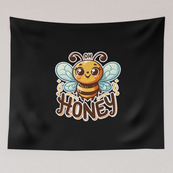 Item preview, Oh Honey - Bees Illustration designed and sold by MrERNST.