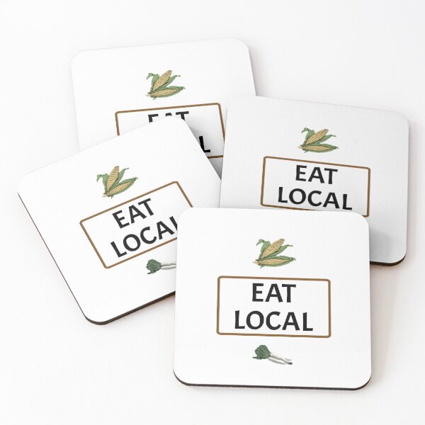 Item preview, Eat local, local farmers supportive designed and sold by Merchattack.