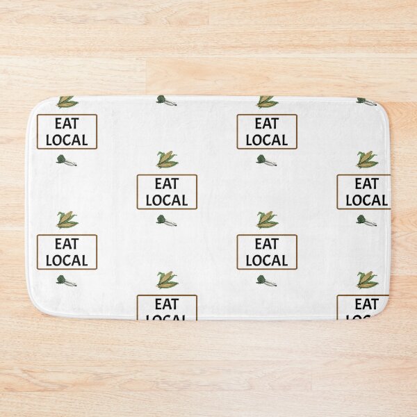 Item preview, Eat local, local farmers supportive designed and sold by Merchattack.