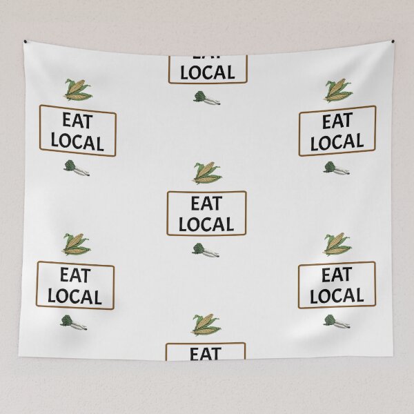 Item preview, Eat local, local farmers supportive designed and sold by Merchattack.