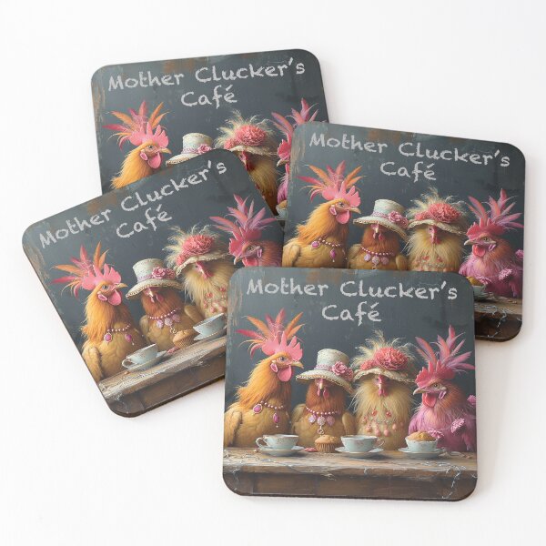 Item preview, Ladies Who Lunch! Mother Clucker's Café. designed and sold by Cleverist1.