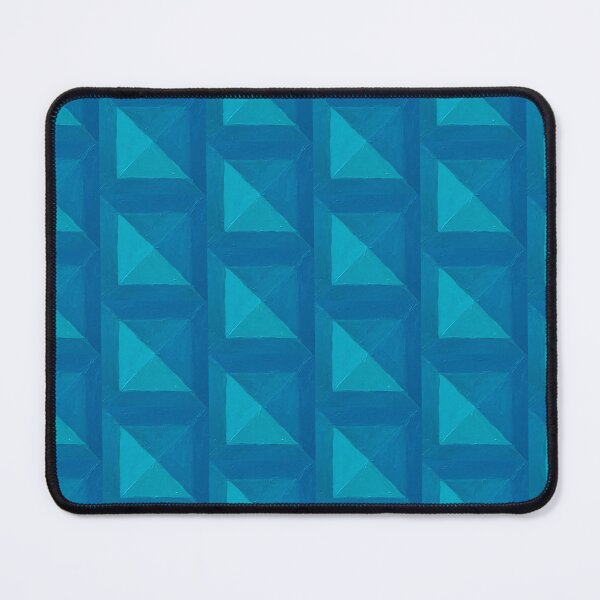 Item preview, Cyan Scale Tile Pattern designed and sold by ErynImagination.