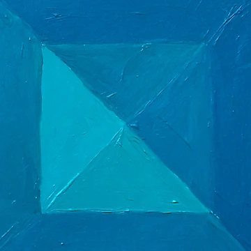 Artwork thumbnail, Cyan Scale Tile Pattern by ErynImagination