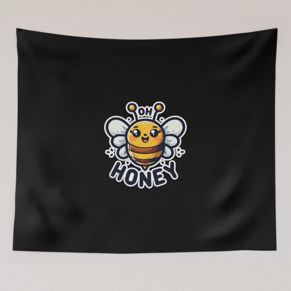 Item preview, Oh Honey - Bees Illustration designed and sold by MrERNST.