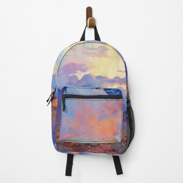 Item preview, William Hawkins inspired desert nightscape designed and sold by EveNorthArt.