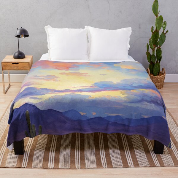 Item preview, William Hawkins inspired desert nightscape designed and sold by EveNorthArt.