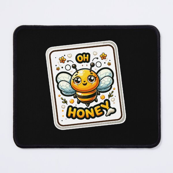 Item preview, Oh Honey - Bees Illustration designed and sold by MrERNST.