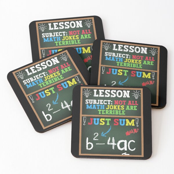 Item preview, Not All Math Jokes Are Terrible Just Sum - Funny Aesthetic Art For Math Teacher designed and sold by Raccoon's World.