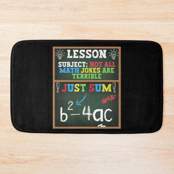 Item preview, Not All Math Jokes Are Terrible Just Sum - Funny Aesthetic Art For Math Teacher designed and sold by Raccoon's World.