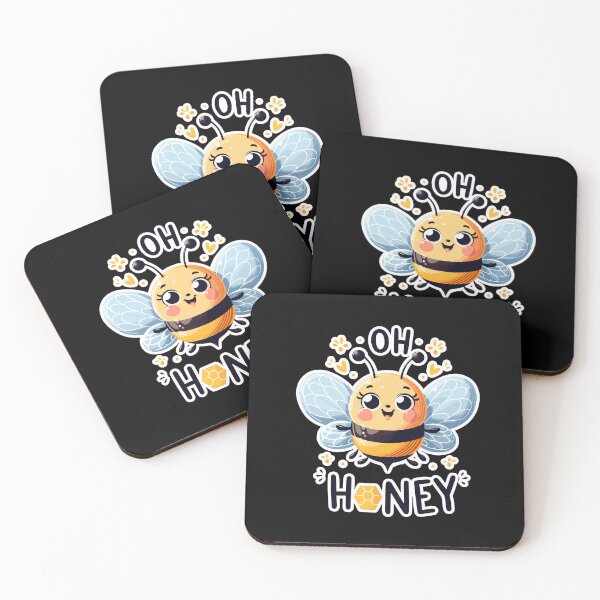 Item preview, Oh Honey - Bees Illustration designed and sold by MrERNST.