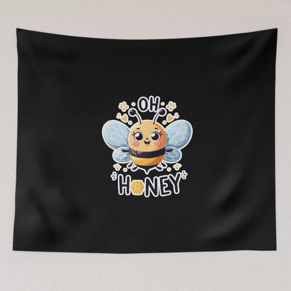 Item preview, Oh Honey - Bees Illustration designed and sold by MrERNST.