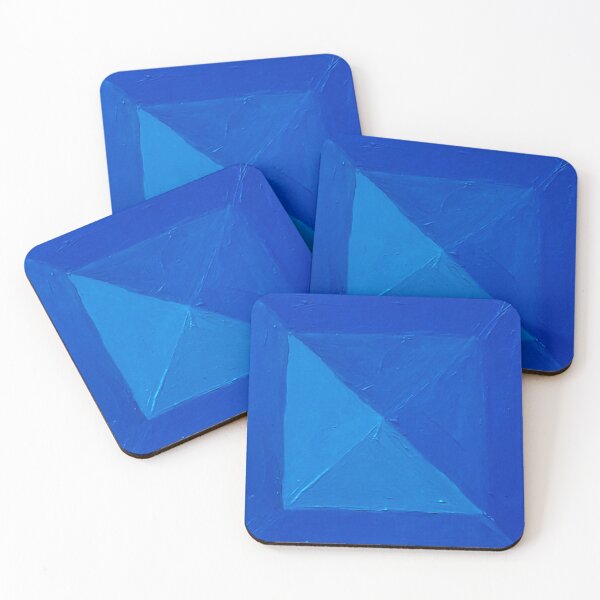 Item preview, Blue Scale Tile Pattern designed and sold by ErynImagination.