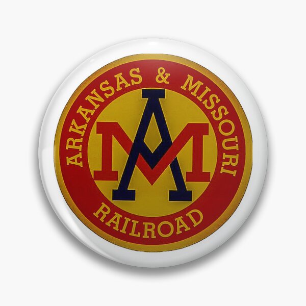 Item preview, Arkansas & Missouri RR ~ Trains, Vintage & Classic Train, Rail & Railroad Logo's & More As Wall Art & Metal Art: The Perfect Gift For The Serious Train Enthusiast. designed and sold by MoreEZUSA-Here.