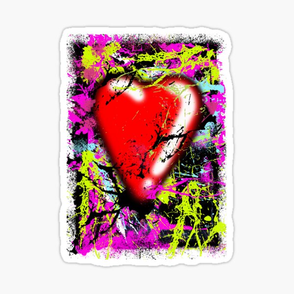 Item preview, Heart Graffiti designed and sold by jhojho.
