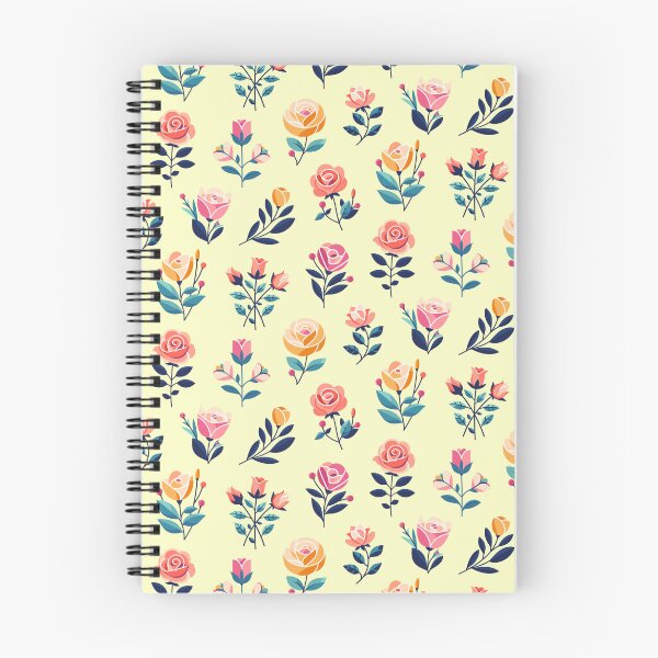 Item preview, Abstract roses pattern. Flowers illustration with yellow background. designed and sold by PolpoDesign.