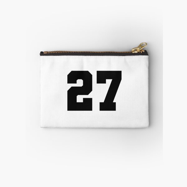 Item preview, 27, twenty seven, black, soccer league designed and sold by Numbers-Art.