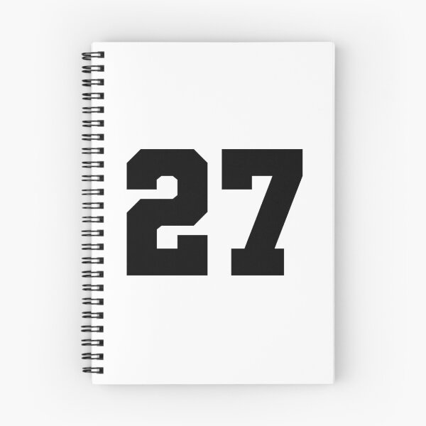 Item preview, 27, twenty seven, black, soccer league designed and sold by Numbers-Art.