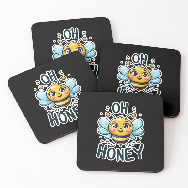 Item preview, Oh Honey - Bees Illustration designed and sold by MrERNST.