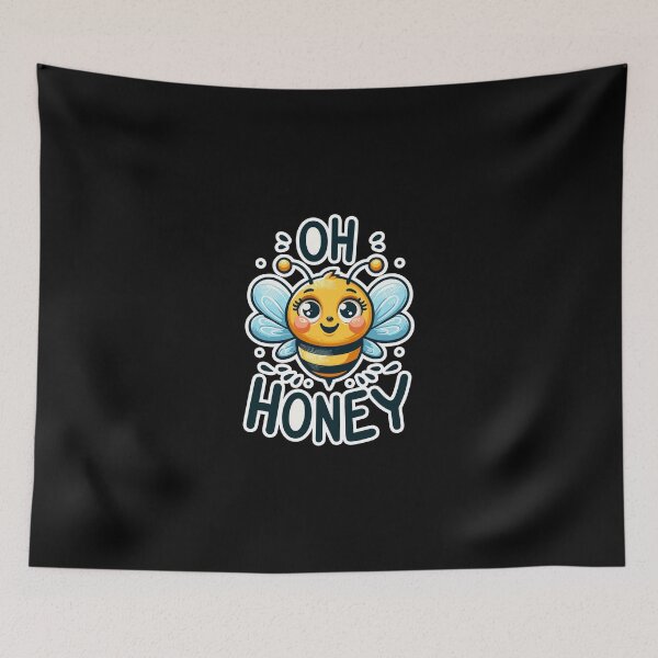 Item preview, Oh Honey - Bees Illustration designed and sold by MrERNST.