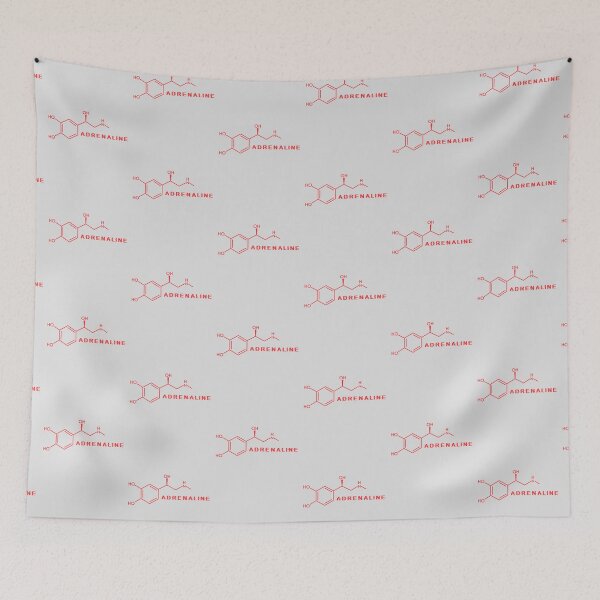 Item preview, Adrenaline Molecule Chemical Structure Chemistry designed and sold by stylesip.