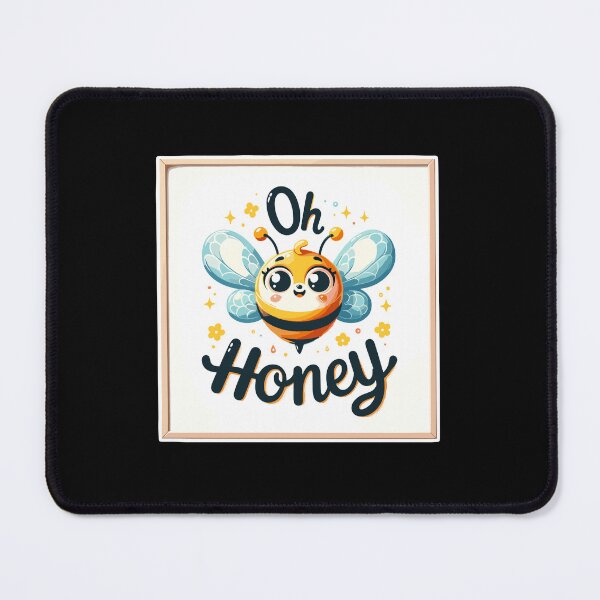 Item preview, Oh Honey - Bees Illustration designed and sold by MrERNST.