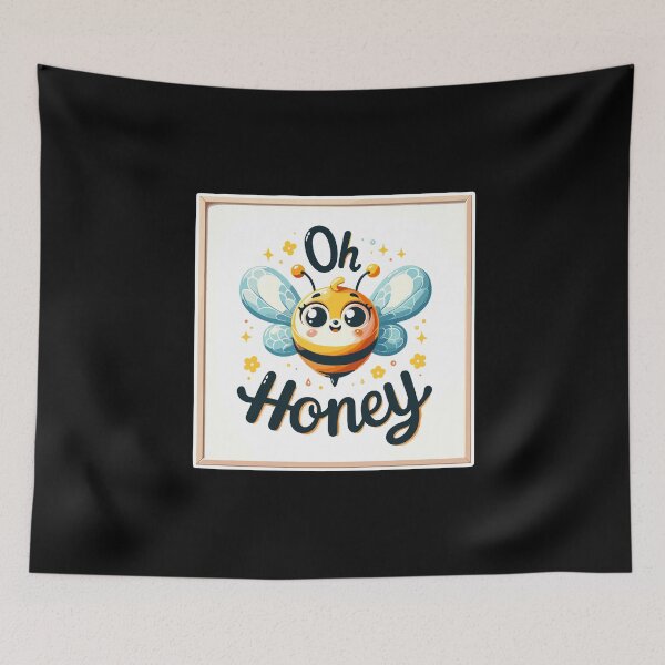 Item preview, Oh Honey - Bees Illustration designed and sold by MrERNST.