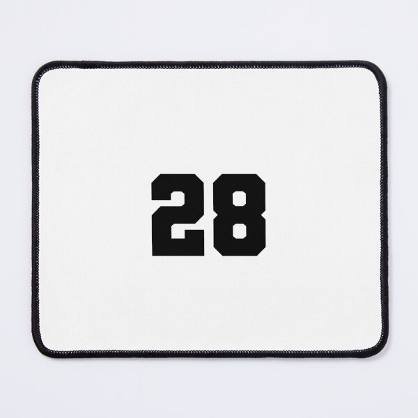 Item preview, 28, twenty eight, black, soccer league designed and sold by Numbers-Art.