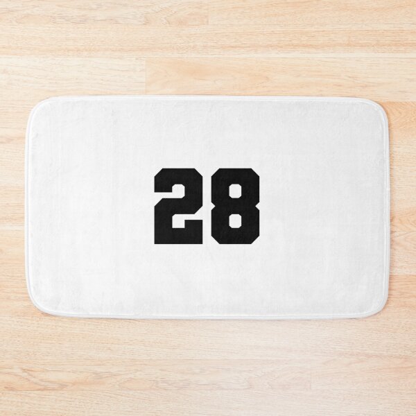 Item preview, 28, twenty eight, black, soccer league designed and sold by Numbers-Art.