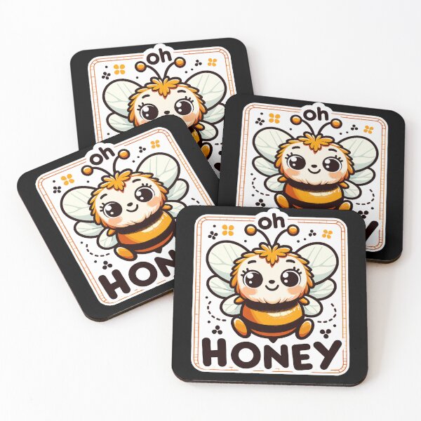 Item preview, Oh Honey - Bees Illustration designed and sold by MrERNST.