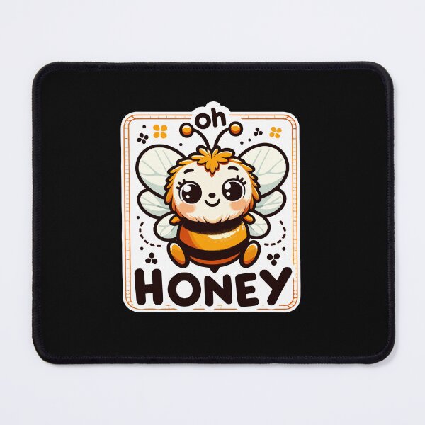 Item preview, Oh Honey - Bees Illustration designed and sold by MrERNST.