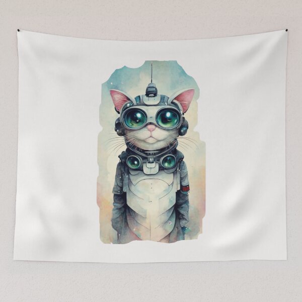 Item preview, Smart Sonic Cat Wearing Metaverse Glasses 2 designed and sold by Psycho-Crazy.