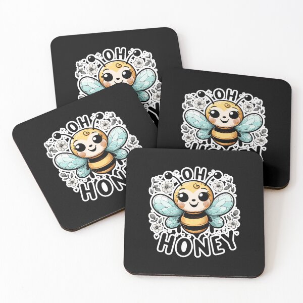 Item preview, Oh Honey - Bees Illustration designed and sold by MrERNST.