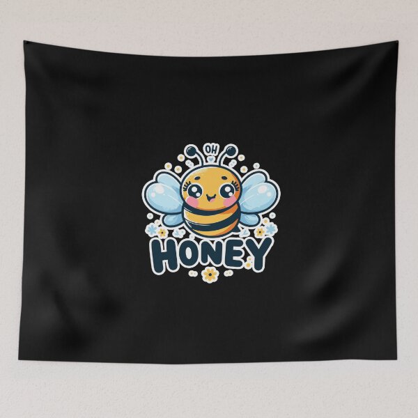 Item preview, Oh Honey - Bees Illustration designed and sold by MrERNST.