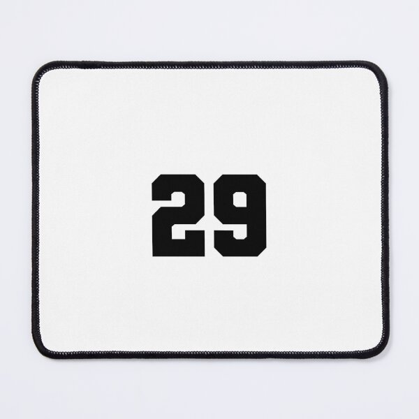 Item preview, 29, twenty nine, black, soccer league designed and sold by Numbers-Art.