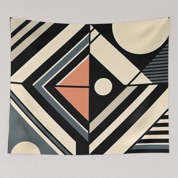 Item preview, Modern Abstract Geometric Composition designed and sold by johnnycreidy.