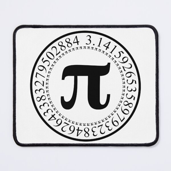 Item preview, Pi Sign Circular Digits - Math & Science Lover Black Design designed and sold by geeksta.