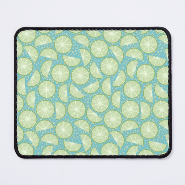 Item preview, Lime Slices - Blue designed and sold by blindcat-design.