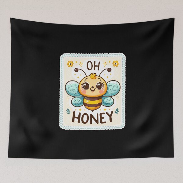 Item preview, Oh Honey - Bees Illustration designed and sold by MrERNST.