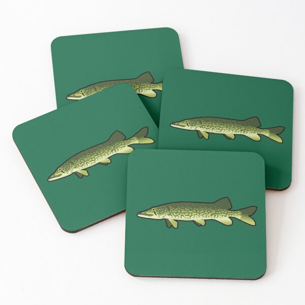 Item preview, Chain Pickerel, Green Pattern designed and sold by CraneCreek.