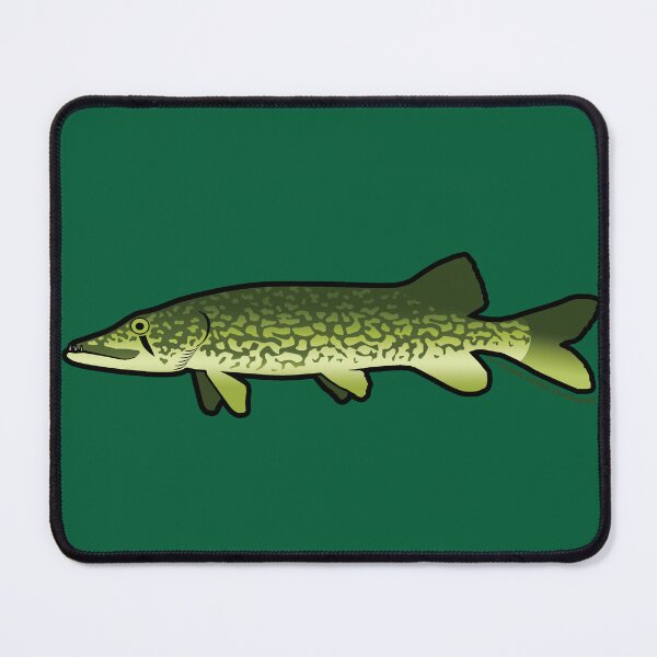 Item preview, Chain Pickerel, Green Pattern designed and sold by CraneCreek.