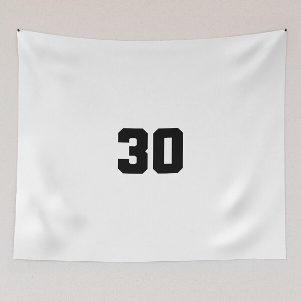 Item preview, 30, thirty, black, soccer league designed and sold by Numbers-Art.